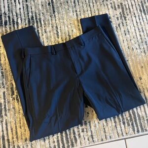 Haggar Premium Comfort Navy Trousers